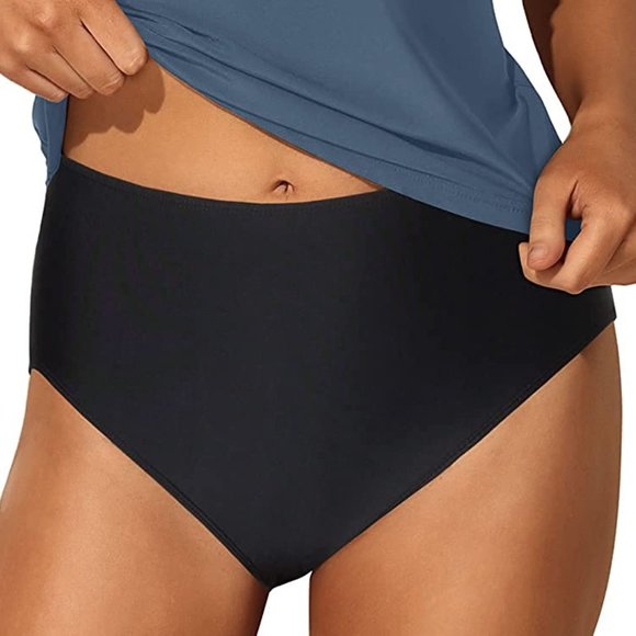 YONIQUE Two Piece High Neck Tankini Swimsuit 🏖️ NEW WITH TAGS! - Picture 6 of 12